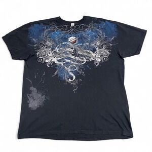 Y2k Mott's Clamato Caesar black graphic t-shirt Graphic print